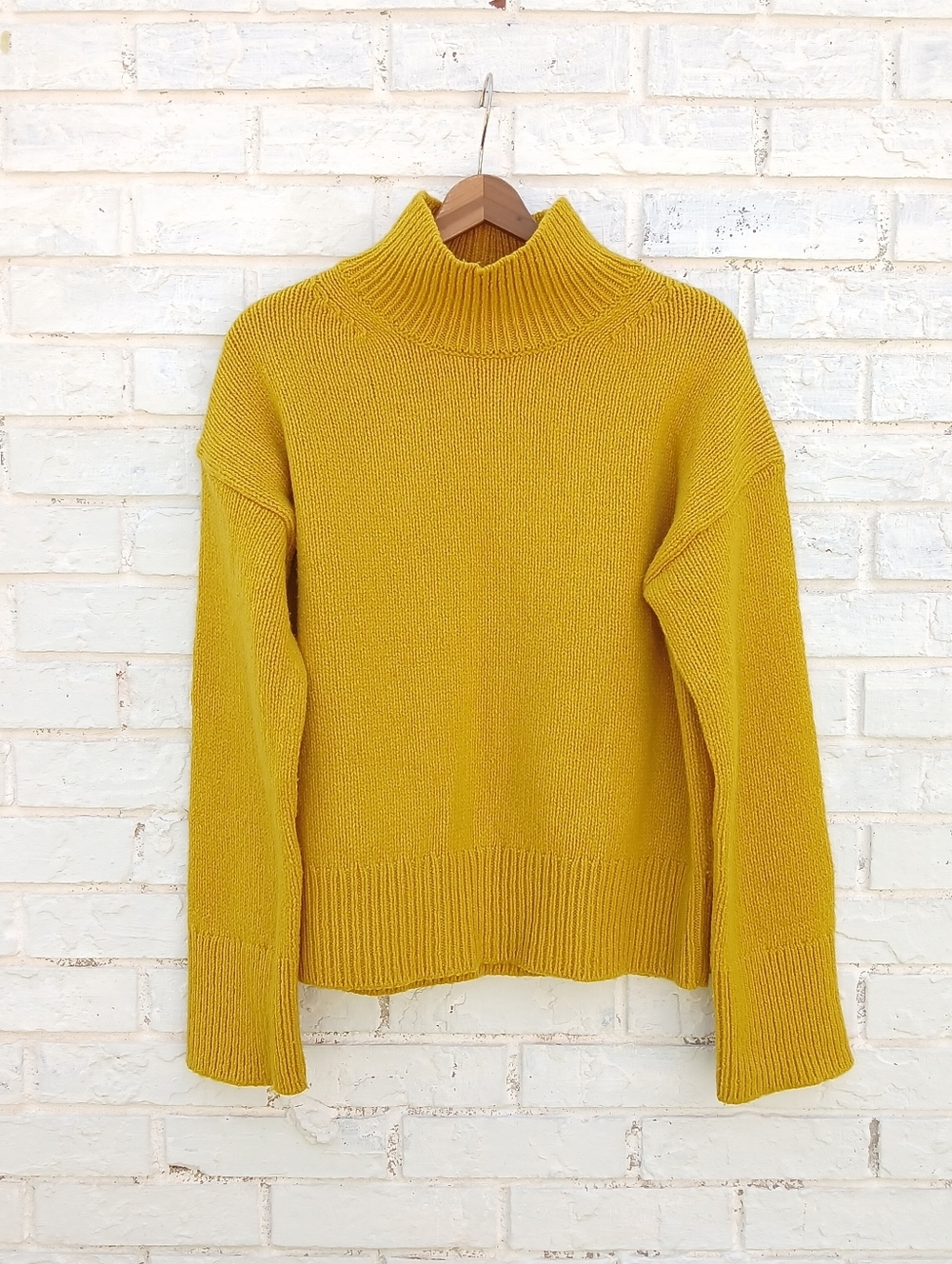 Alex Mill Betty Wool Chunky Turtleneck Pullover Sweater - Picture 4 of 9